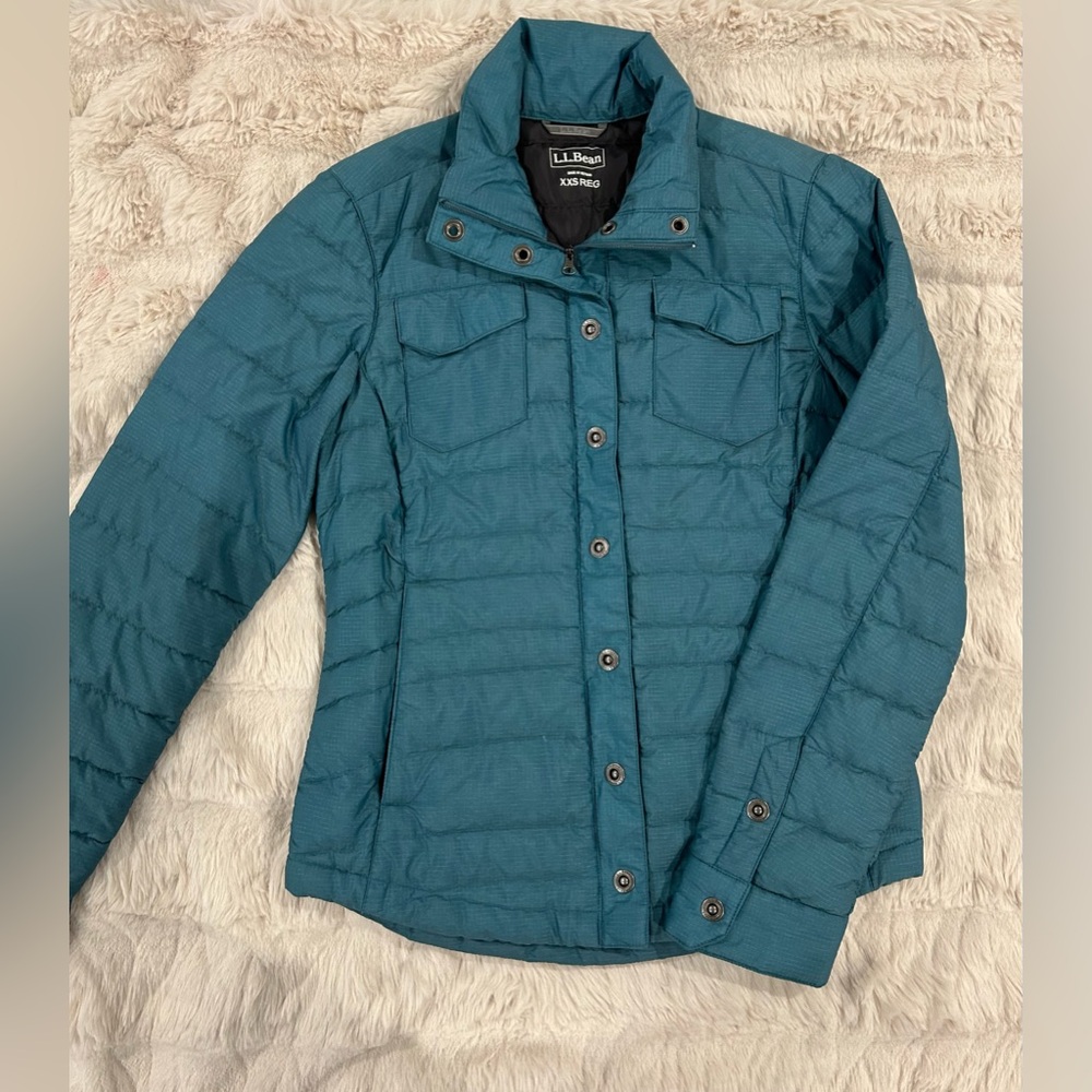 L.L. Bean Women's Teal Puffer Jacket
